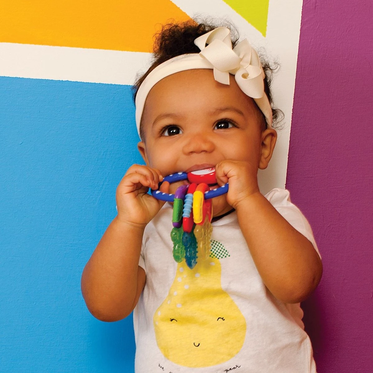 Nûby Bijtspeeltje Koelbijtsleutels - Blauw - 3m+ 4 Nûby Bijtspeeltje Koelbijtsleutels - Blauw - 3m+ - Afbeelding 2