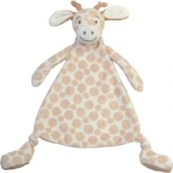 Happy Horse Giraf Gessy Knuffeldoekje - Beige - Baby Cadeau