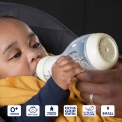 Difrax - S-Fles Duopack - Wit/Blauw - 250ml - 0+ Maanden -Peuterpaleis Winkel 1200x1200 1375