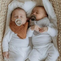 BiBS - Boheme Pacifier - Stage 1 Fopspeen - 2 Stuks - Vanilla / Dark Oak -Peuterpaleis Winkel 1200x1200 1415