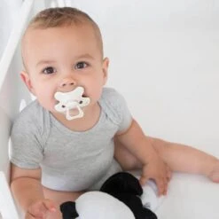 Difrax Fopspeen 12+ Maanden Natural Speen - Donkerblauw/Crèmewit/Lichtroze/Oranje - 4 Stuks -Peuterpaleis Winkel 1200x1200 1423