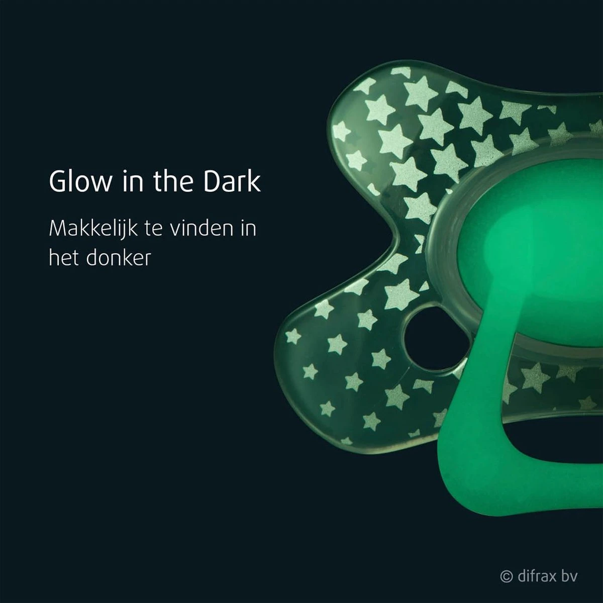 Difrax Fopspeen 20+ Maanden Natural Speen - Glow In The Dark - 2 Stuks 8 Difrax Fopspeen 20+ Maanden Natural Speen - Glow In The Dark - 2 Stuks - Afbeelding 6
