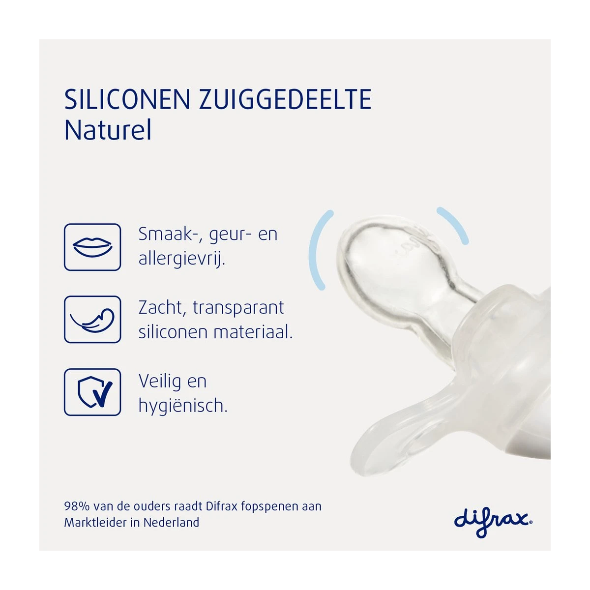 Difrax Fopspeen Natural 20+ Maanden Nature - Stone/stains - 2 Stuks 10 Difrax Fopspeen Natural 20+ Maanden Nature - Stone/stains - 2 Stuks - Afbeelding 8