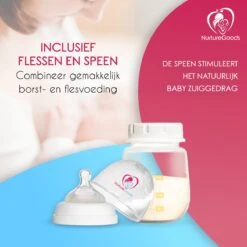 NurtureGoods Smart Dubbele Elektrische Borstkolf - Inclusief 2x180 Ml Babyfles, Kolfdagboek En Speen -Peuterpaleis Winkel 1200x1200 1472