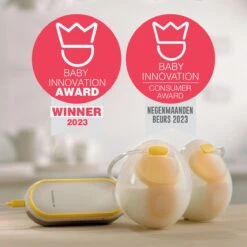 Medela Freestyle Hands-Free Borstkolf – Dubbele Elektrische Handsfree Borstkolf – Draagbaar - Transparant/Geel – Inclusief Oplaadbare Accu -Peuterpaleis Winkel 1200x1200 1474
