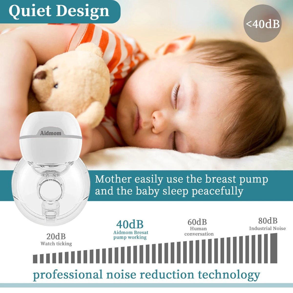 Aidmom - Set - Dubbele Elektrische Borstkolf – Grijs – Oplaadbare Draagbare Borstkolf – Draadloze Borstkolven – BPA Vrij – Handsfree Kolven – 24mm – Borstvoeding – Set Van 2 Stuks 4 Aidmom - Set - Dubbele Elektrische Borstkolf – Grijs – Oplaadbare Draagbare Borstkolf – Draadloze Borstkolven – BPA Vrij – Handsfree Kolven – 24mm – Borstvoeding – Set Van 2 Stuks - Afbeelding 2