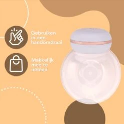 Regno S15 Dubbele Elektrische Borstkolf – Handsfree - 2x 180ml Kolfapparaat – 9 Zuigniveaus -Peuterpaleis Winkel 1200x1200 1534