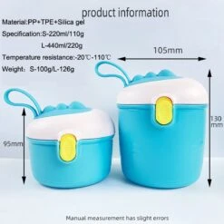 Babyvoeding Dispenser - Baby Melkpoeder Doseer Box - Reisbox - Opbergdoos Voor Voeding - Dispenser Met Schep 440ML - Paars 27 Babyvoeding Dispenser - Baby Melkpoeder Doseer Box - Reisbox - Opbergdoos Voor Voeding - Dispenser Met Schep 440ML - Paars -Peuterpaleis Winkel 1200x1200 1577