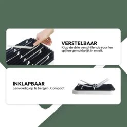 STACK Flessen Droogrek Met Flessenborstel | Zwart - Geschikt Voor Flessen En Doppen - Droogrek Voor Flessen - Baby Flessenrek - Afdruiprek Baby - Drying Rack - Babyfles Droogrek - Afdruiprek Fles Met Lekbak - Afdruiprek - Babyflessen - Flessenrek -Peuterpaleis Winkel 1200x1200 1587