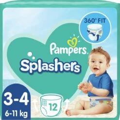 Pampers® Pampers Splashers 12 Wegwerpbare Zwemluiers - Maat 3-4 18 Pampers® Pampers Splashers 12 Wegwerpbare Zwemluiers - Maat 3-4 -Peuterpaleis Winkel 1200x1200 163