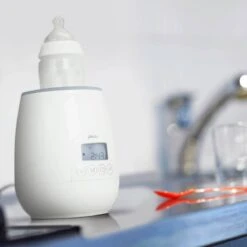 Alecto BW-700 - Snelle Digitale Flessenwarmer 500W Voor Opwarmen, Steriliseren En Ontdooien - Inclusief Stoomkap - Bediening Via Display - Wit -Peuterpaleis Winkel 1200x1200 1669