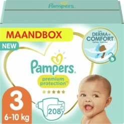Pampers® Pampers - Premium Protection - Maat 3 - Maandbox - 208 Luiers