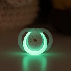 Tommee Tippee Night Time Soothers, Symmetrical Orthodontic Design, BPA-Free Silicone Baglet, 6-18m, Pack Of 6 -Peuterpaleis Winkel 1200x1200 1780