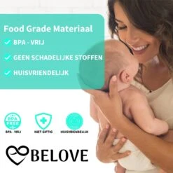 Elektrische Borstkolf - Belove - Draadloze Borstkolf - Oplaadbaar - Moedermelk - BPA-Vrij - 3 Modes - Handsfree - 2 Stuks - Turquoise -Peuterpaleis Winkel 1200x1200 1799