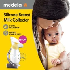 Medela Siliconen Moedermelkcollector - Melk Collector Borstvoeding - Siliconen Borstkolf - 100 Ml Moedermelk -Peuterpaleis Winkel 1200x1200 1816