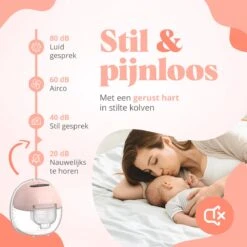 Evite Elektrische Draadloze Borstkolf – Handsfree & Draagbaar – BPA-Vrij – Dubbele Borstkolf – Met E-Book - Roze -Peuterpaleis Winkel 1200x1200 1864