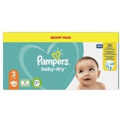 Pampers® Pampers - Baby Dry - Maat 3 - Mega Pack - 104 Luiers 29 Pampers® Pampers - Baby Dry - Maat 3 - Mega Pack - 104 Luiers -Peuterpaleis Winkel 1200x1200 189