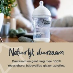 Tommee Tippee Closer To Nature - Glazen Flessen Starterpakket Voor Pasgeboren Baby's - Tepelspenen Met Anti-koliek Ventiel - Gemengde Maten - Doorzichtig - Groente -Peuterpaleis Winkel 1200x1200 1963