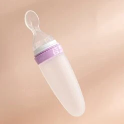 Baby Knijpfles - Baby Knijpfles Met Lepel - 90ml - Blauw - Feeding Spoon - Flesje Met Lepel - Knijpfles - Silicone - Babyfles - Roze -Peuterpaleis Winkel 1200x1200 1986