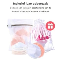 Merkloos Extra Dikke Wasbare Zoogcompressen (12 Stuks - 12cm Doorsnede) Incl Wasmachinezakje - Bamboe Borstcompressen Wasbaar | Athena -Peuterpaleis Winkel 1200x1200 2020