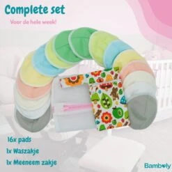 Zoogcompressen Wasbaar Met Etui En Waszakje - Wasbare Borstcompressen - 16 Stuks - ø12cm -Peuterpaleis Winkel 1200x1200 2036