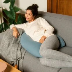 Doomoo Basics Comfy Big - Voedingskussen - Biokatoen - 190cm - Tetra Blue -Peuterpaleis Winkel 1200x1200 2051