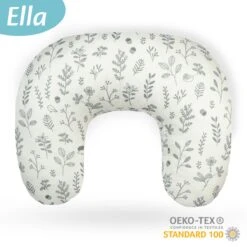 Ella Voedingskussen - Zwangerschapskussen - Zijslaapkussen - Planten