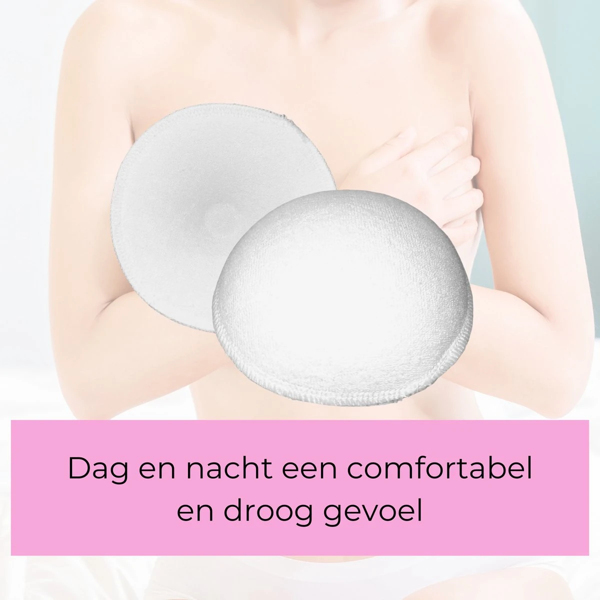 Wasbare Zoogcompressen - 8 Stuks - Inclusief Was En Bewaar Zakje - Heerlijk Zacht - Duurzaam Bamboe - Fienosa 4 Wasbare Zoogcompressen - 8 Stuks - Inclusief Was En Bewaar Zakje - Heerlijk Zacht - Duurzaam Bamboe - Fienosa - Afbeelding 2