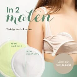 NATURE'S Groove Wasbare Zoogcompressen - Cup AA T/m C - Borstcompressen Wasbaar - Incl Waszakje En Opbergetui - 16 Stuks - Wit -Peuterpaleis Winkel 1200x1200 2136