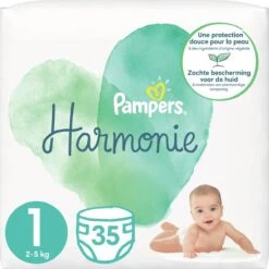 Pampers® Pampers - Harmonie / Pure - Maat 1 - Mega Maandbox - 210 Luiers -Peuterpaleis Winkel 1200x1200 215