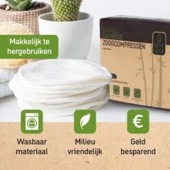 Nutty Green Hypoallergeen Bamboe Zoogcompressen - 12 Stuks 19 Nutty Green Hypoallergeen Bamboe Zoogcompressen - 12 Stuks -Peuterpaleis Winkel 1200x1200 2165