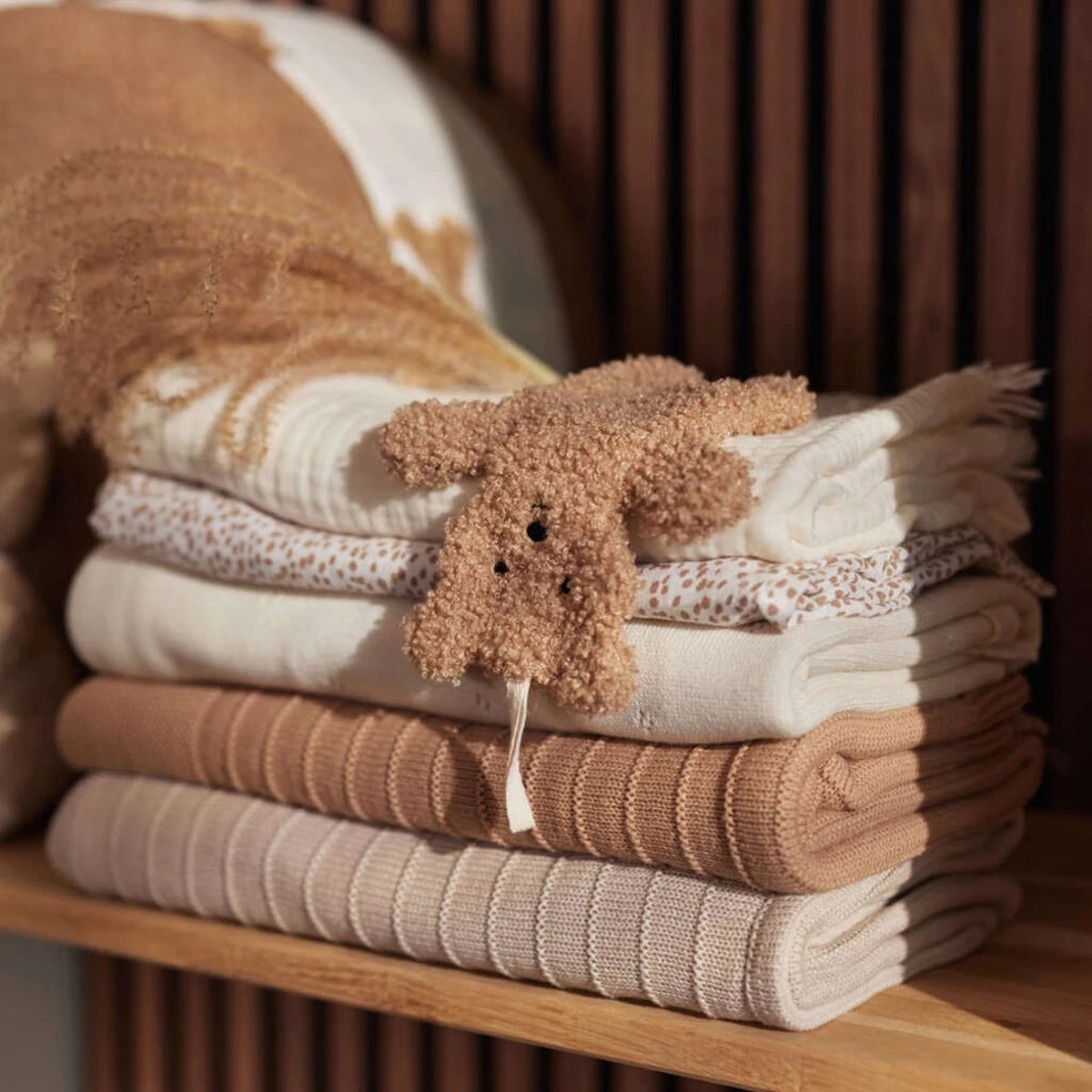 Jollein Speendoekje Teddy Bear - Biscuit 8 Jollein Speendoekje Teddy Bear - Biscuit - Afbeelding 6