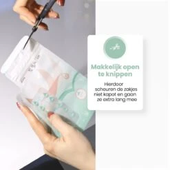 Babily® - Moedermelk Bewaarzakjes - 120 Stuks - Borstvoeding Bewaarzakje - Melkzakjes - 240 Ml - Met Dubbele Sluiting En Schenktuit -Peuterpaleis Winkel 1200x1200 2240