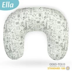 Ella Voedingskussen - Zwangerschapskussen - Zijslaapkussen - Dieren