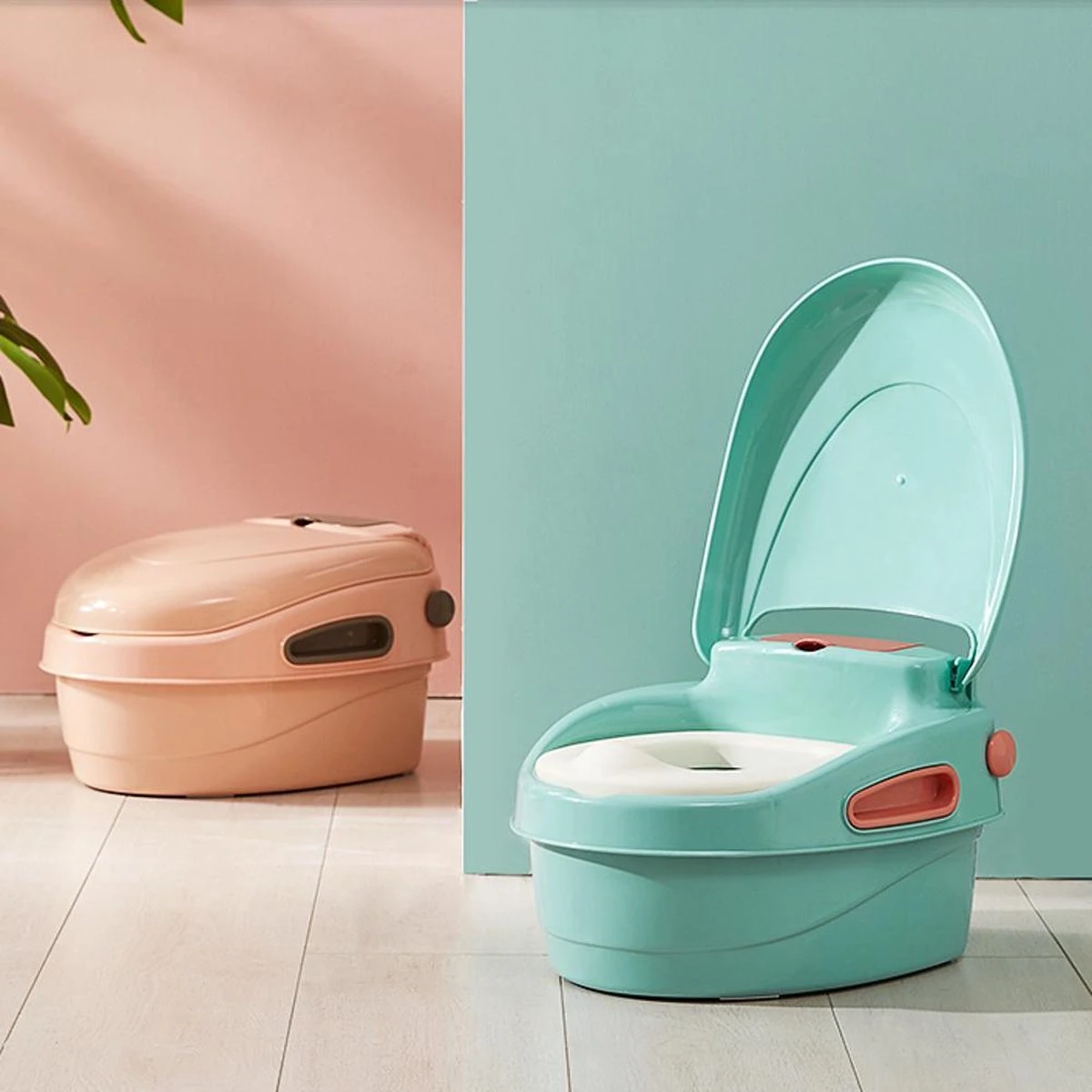 Housie 3-in-1 Plaspotje – Plaspotje Kind – Potje Peuter – Potje Met Deksel – WC Potje Peuter – WC Verkleiner – Opstapje - Roze 8 Housie 3-in-1 Plaspotje – Plaspotje Kind – Potje Peuter – Potje Met Deksel – WC Potje Peuter – WC Verkleiner – Opstapje - Roze - Afbeelding 6
