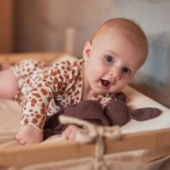 Jollein Speendoekje Bunny Ears - Chestnut -Peuterpaleis Winkel 1200x1200 2305