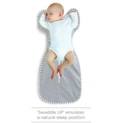 Love To Dream™ Babyslaapzak Swaddle Up™ - Inbakeren - Baby 0-3 Maanden - 3.5-6 Kg - All Season - Grijs -Peuterpaleis Winkel 1200x1200 2327