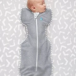 Love To Dream™ Babyslaapzak Swaddle Up™ - Inbakeren - Baby 0-3 Maanden - 3.5-6 Kg - All Season - Grijs -Peuterpaleis Winkel 1200x1200 2328