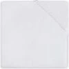 Jollein Baby Hoeslaken Ledikant Jersey 60x120cm - Wit