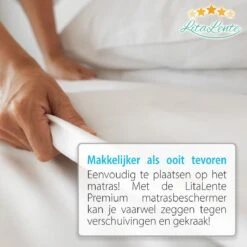 2x LitaLente Matrasbeschermer Waterdicht Babybedje 60x120 Cm - Ledikant Molton 60x120 - Baby Matrasbeschermer 60x120cm - Waterdicht En Ademend Huismijtwerend Matrasvernieuwer Matrashoes - Hoeslakenbadstof - Antibacteriëel - Rondom Elastiek -Peuterpaleis Winkel 1200x1200 2434