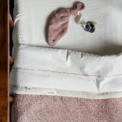 Koeka Baby Dekentje Wieg Vigo Teddy - Oud Roze - 75x100cm -Peuterpaleis Winkel 1200x1200 2459