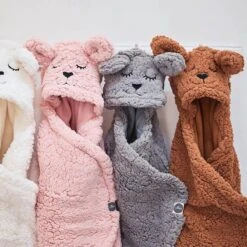 Jollein Wikkeldeken Bunny 100x105cm - Caramel -Peuterpaleis Winkel 1200x1200 2498