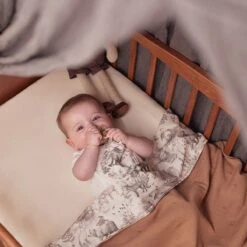 Jollein Baby Laken Wieg 75x100cm Pimpelmees - Forest Animals -Peuterpaleis Winkel 1200x1200 2522