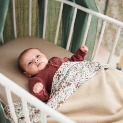 Jollein Baby Laken Wieg 75x100cm Bloom -Peuterpaleis Winkel 1200x1200 2530