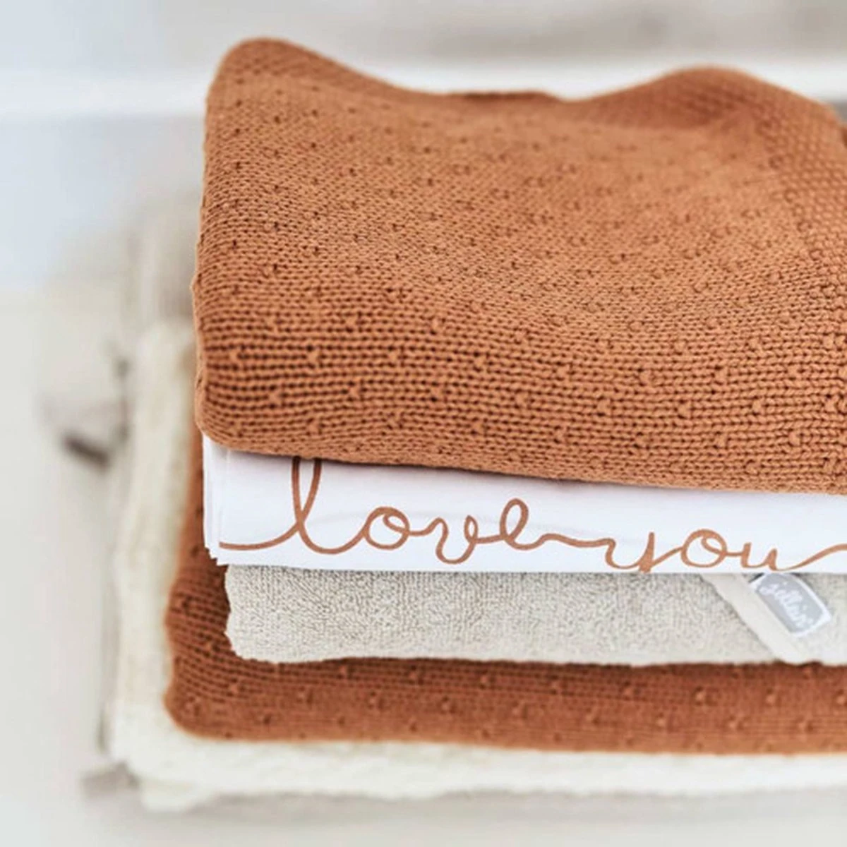 Jollein Baby Laken Ledikant 120x150cm Love You - Caramel 16 Jollein Baby Laken Ledikant 120x150cm Love You - Caramel - Afbeelding 14