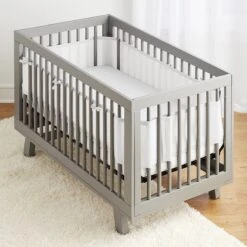 ADSafety - Baby Bed Omrander - Bedbumper - Hoofdbeschermer - Set Van 2 - 340x30cm & 160x30cm -Peuterpaleis Winkel 1200x1200 2627