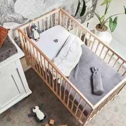 Jollein Baby Deken Ledikant 100x150cm Teddy Bliss Knit - Storm Grey -Peuterpaleis Winkel 1200x1200 2657