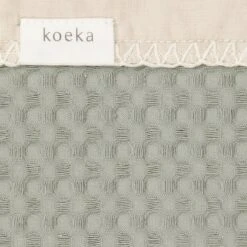 Koeka Baby Dekentje Ledikant Wafel Flanel Antwerp - Groen - 100x150cm -Peuterpaleis Winkel 1200x1200 2668