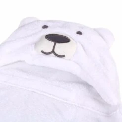 Merkloos Witte Beer Baby Badcape Met Capuchon - Wikkeldeken - Fleece Deken - Kraamcadeau 9 Merkloos Witte Beer Baby Badcape Met Capuchon - Wikkeldeken - Fleece Deken - Kraamcadeau -Peuterpaleis Winkel 1200x1200 2674
