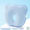 SIMIA™ Ergonomisch Babykussen Met Afneembare Hoes - Tegen Plat Achterhoofd - Hoofdkussen - Traagschuim Kussen - Memory Foam - Baby Steunkussen - Kraamcadeau - Blauw -Peuterpaleis Winkel 1200x1200 2718